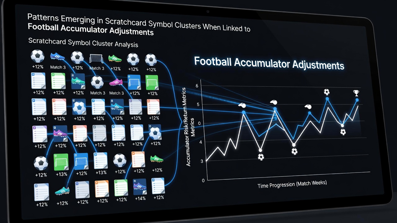 Graph showing symbol cluster frequency correlated with accumulator stake changes on mobile betting platforms